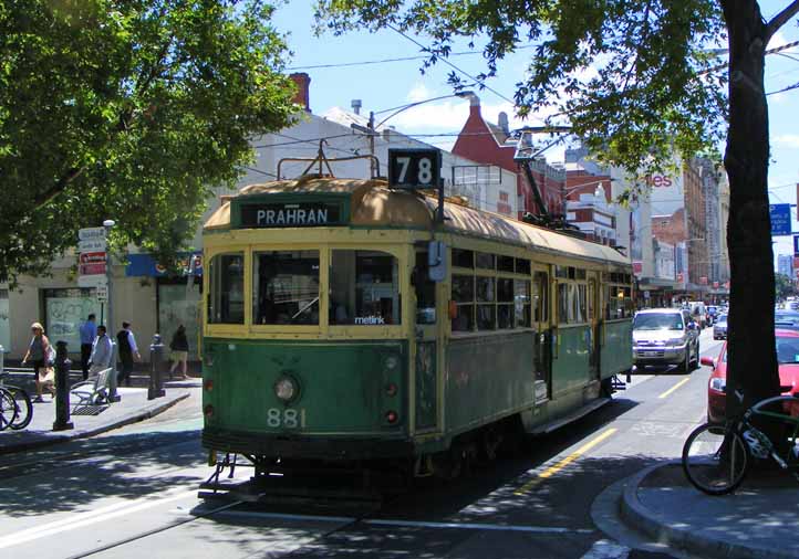 Yarra Trams W class 881